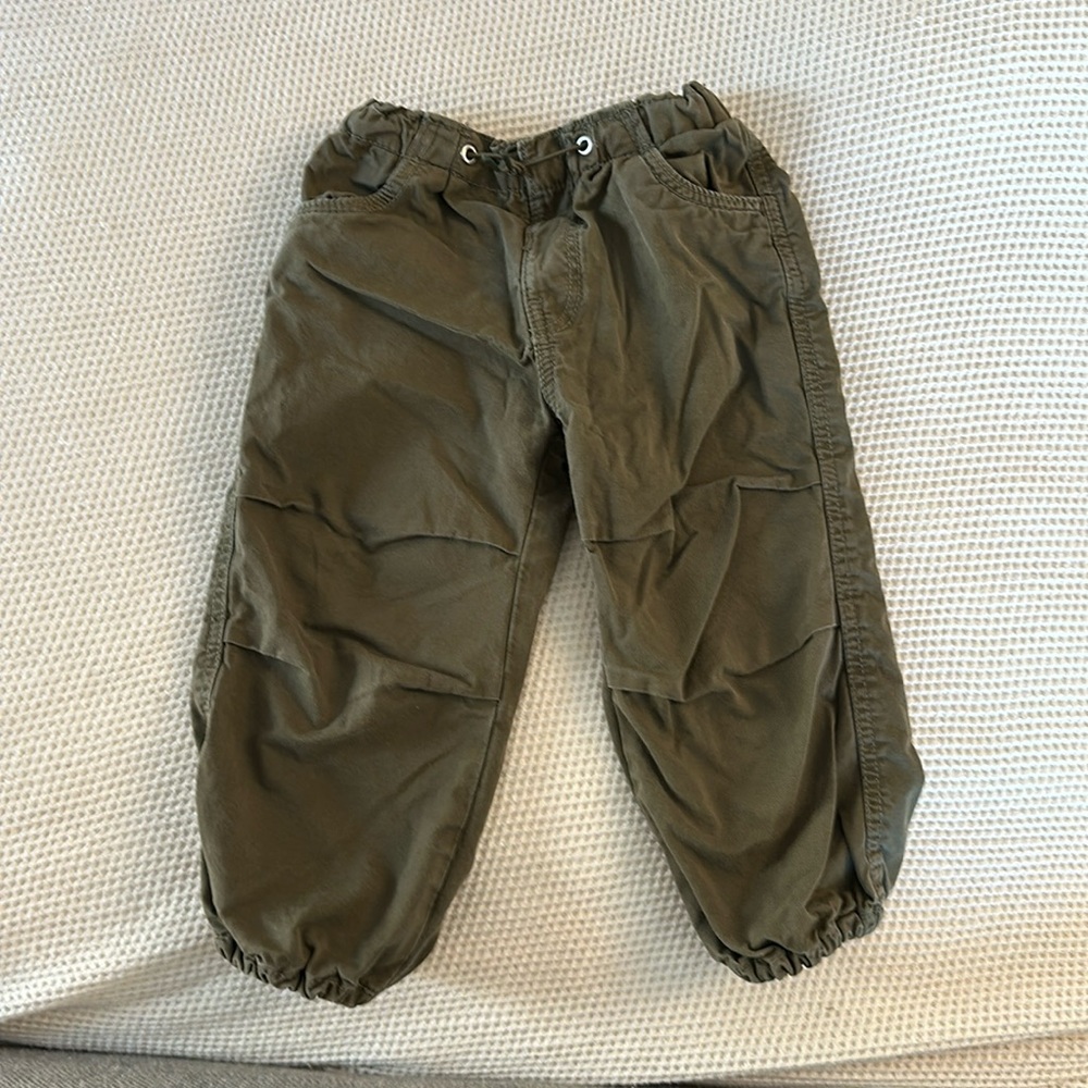 Zara toddler army green pants - 18-24 months